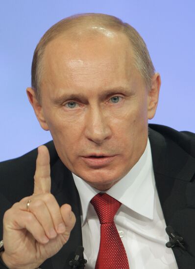 Televised live call-in show with Vladimir Putin