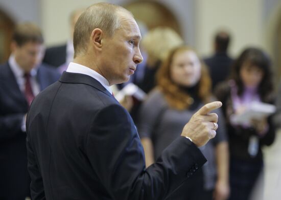 Televised live call-in show with Vladimir Putin