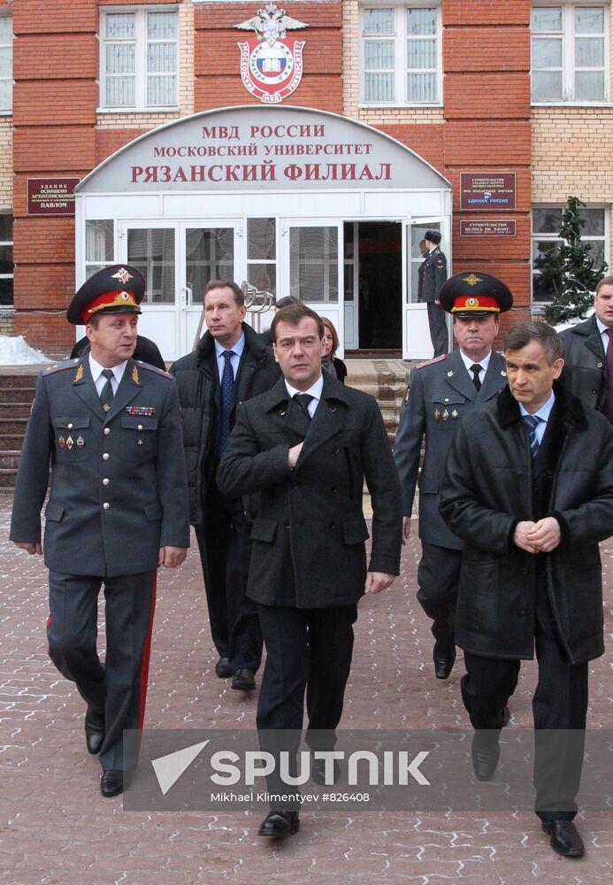 Dmitry Medvedev visits Ryazan