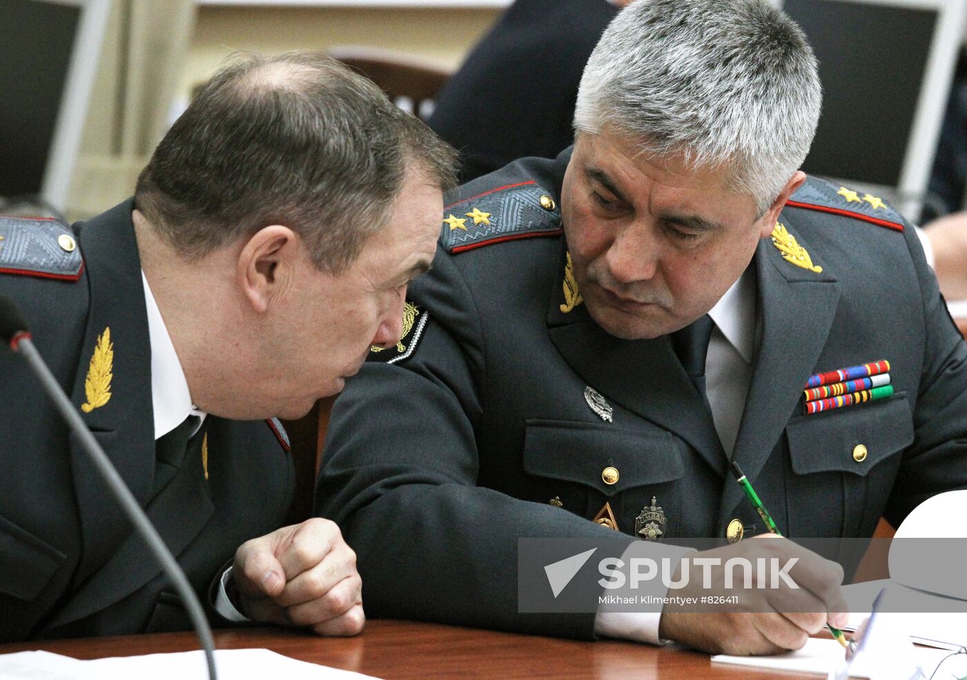 Viktor Kiryanov and Vladimir Kolokoltsev