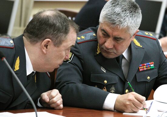 Viktor Kiryanov and Vladimir Kolokoltsev