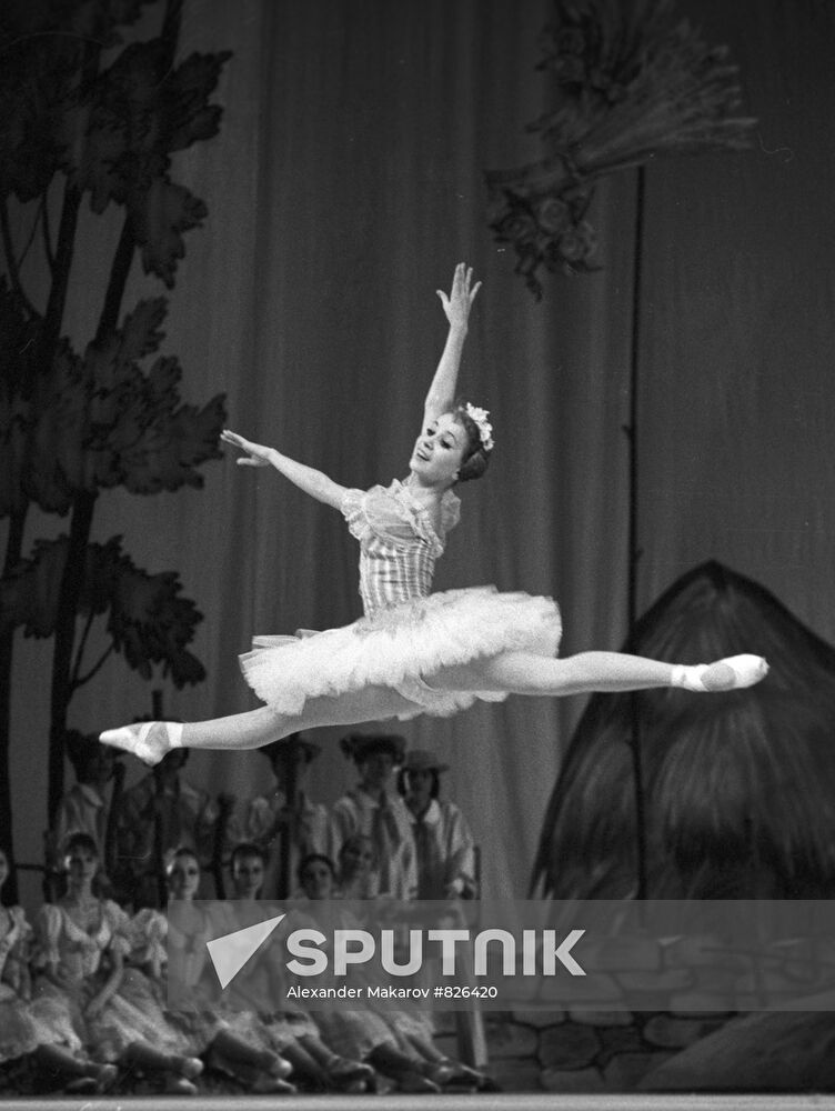 Scene from ballet "Vain Precaution"