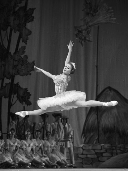 Scene from ballet "Vain Precaution"
