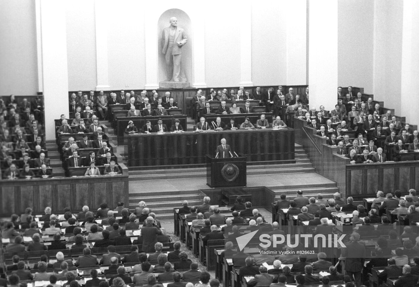 M.Gorbachev speaking