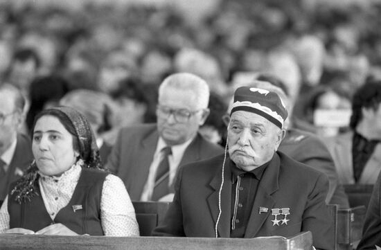 Deputies in conference hall