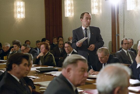 V. Mironenko speaking