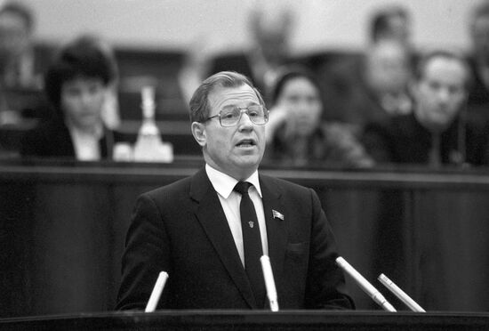 Deputy A.Kostenko speaking