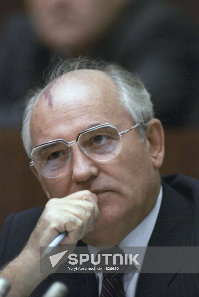General Secretary of the CPSU CC Mikhail Gorbachev