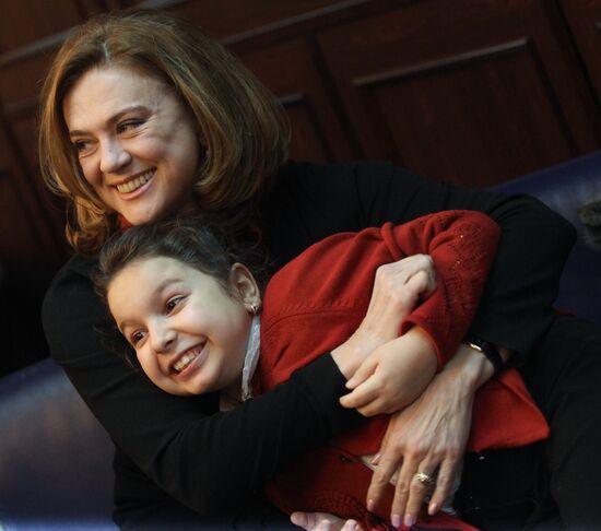 Svetlana Sorokina with daughter Tonya