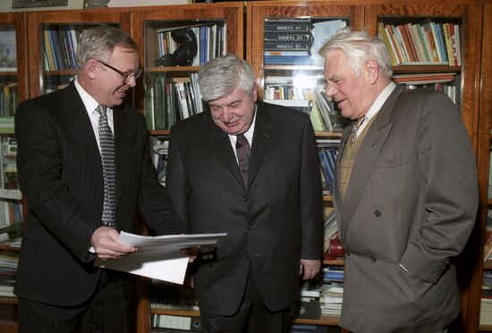 Yevgeny Kosov, Gavriil Popov, and Gennady Yagodin