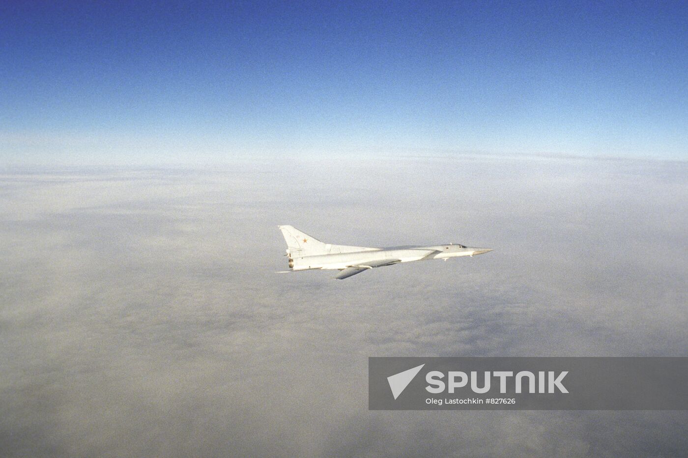 A Tupolev Tu-22-M-3 supersonic bomber