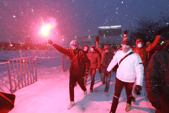 National Democratic Alliance holds rally at Ostankino TV center