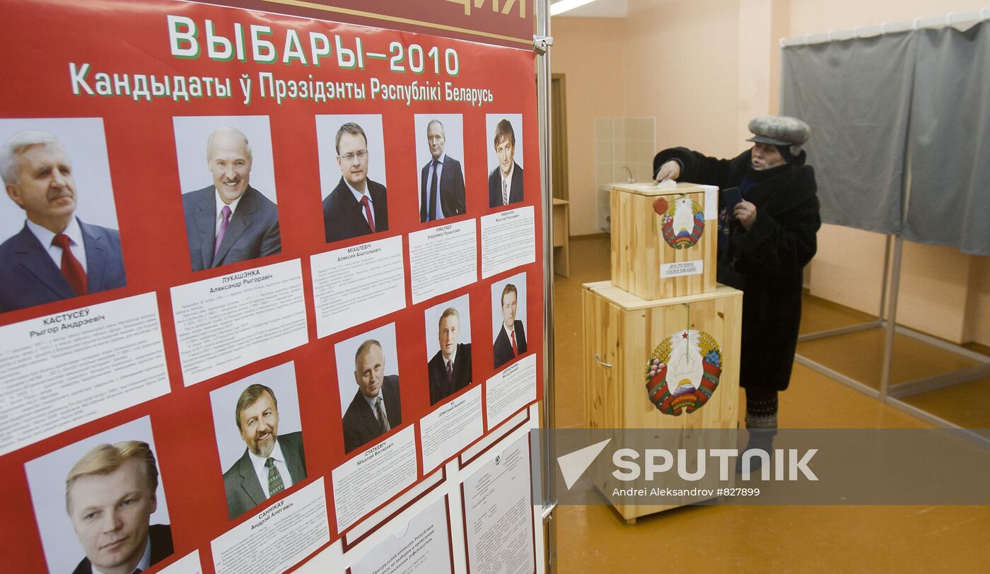 Belarus prepares for presidential election