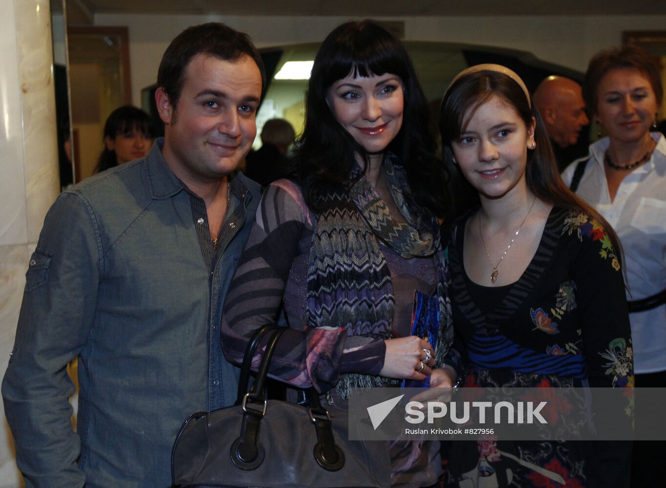Nonna Grishayeva with family