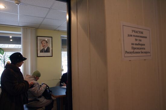 Voting for Belarus president in Kaliningrad