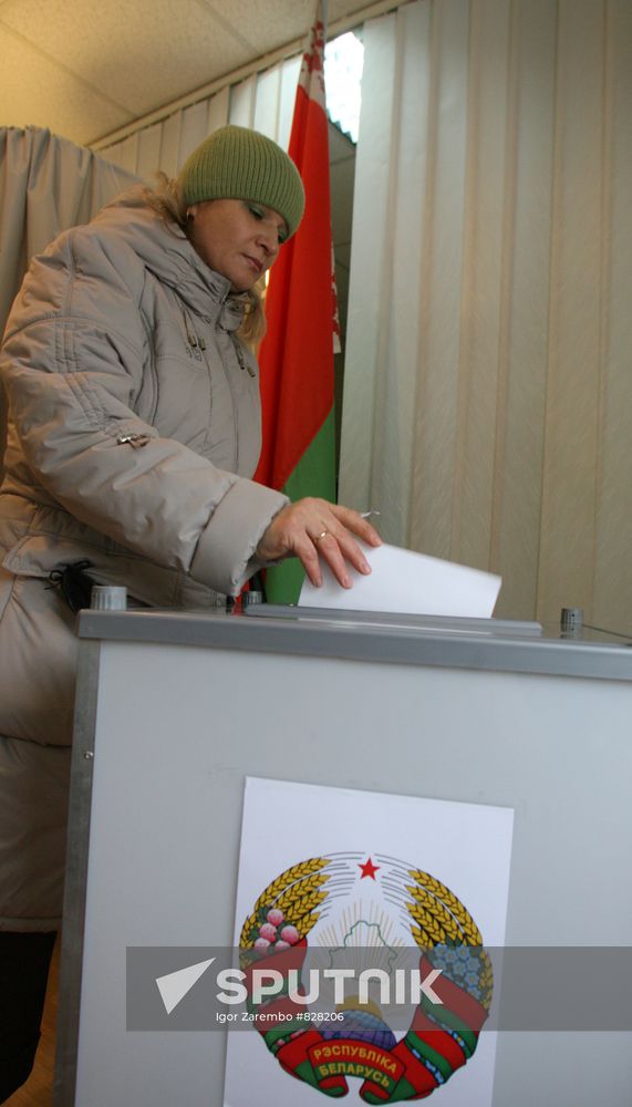 Voting for Belarus president in Kaliningrad
