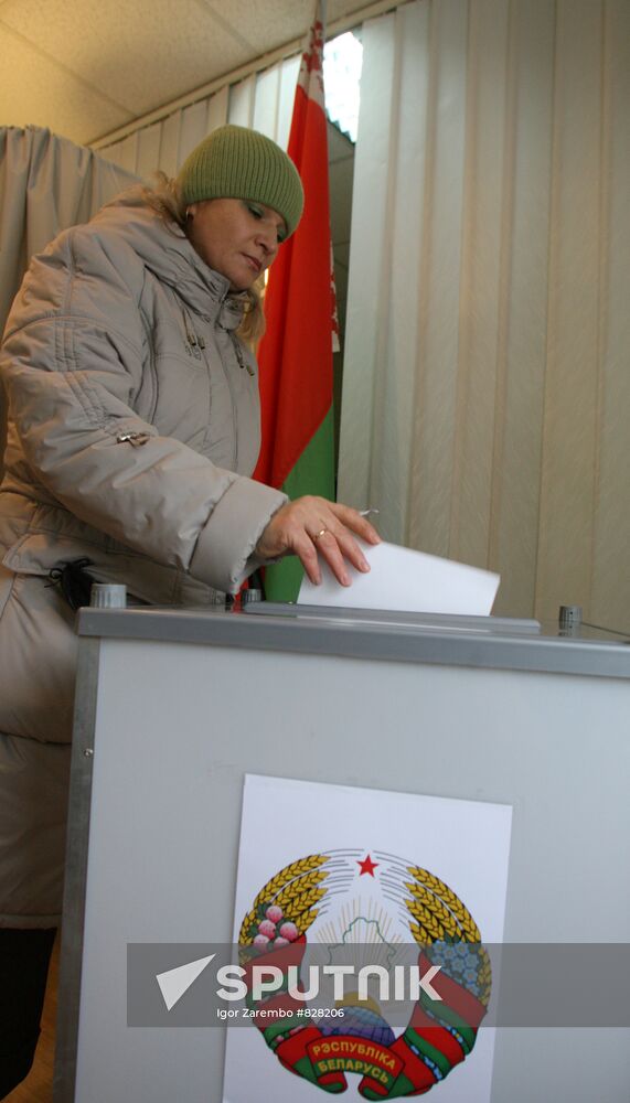 Voting for Belarus president in Kaliningrad