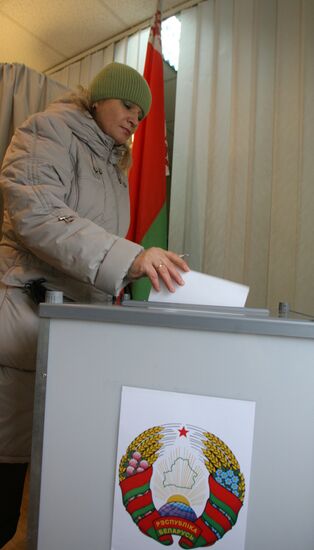 Voting for Belarus president in Kaliningrad
