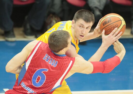 Basketball. PBL. Khimki vs. CSKA