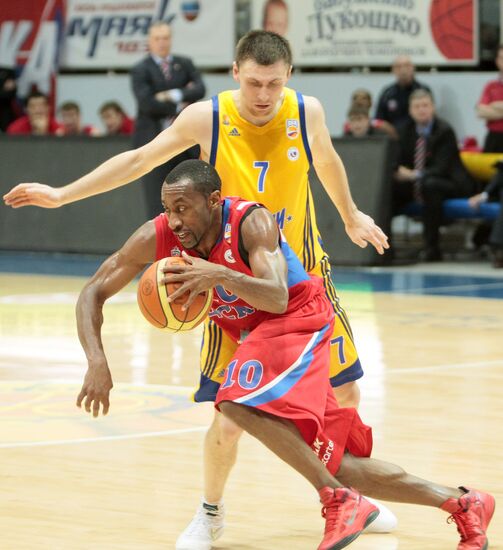 Basketball. PBL. Khimki vs. CSKA