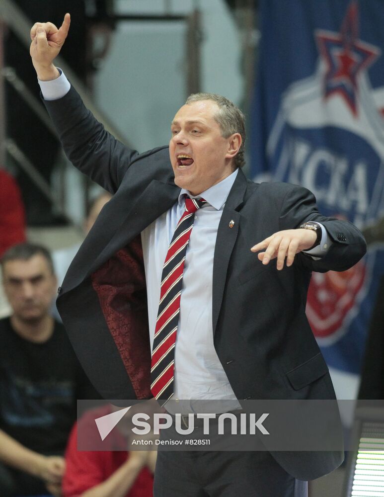 Basketball. PBL. Khimki vs. CSKA