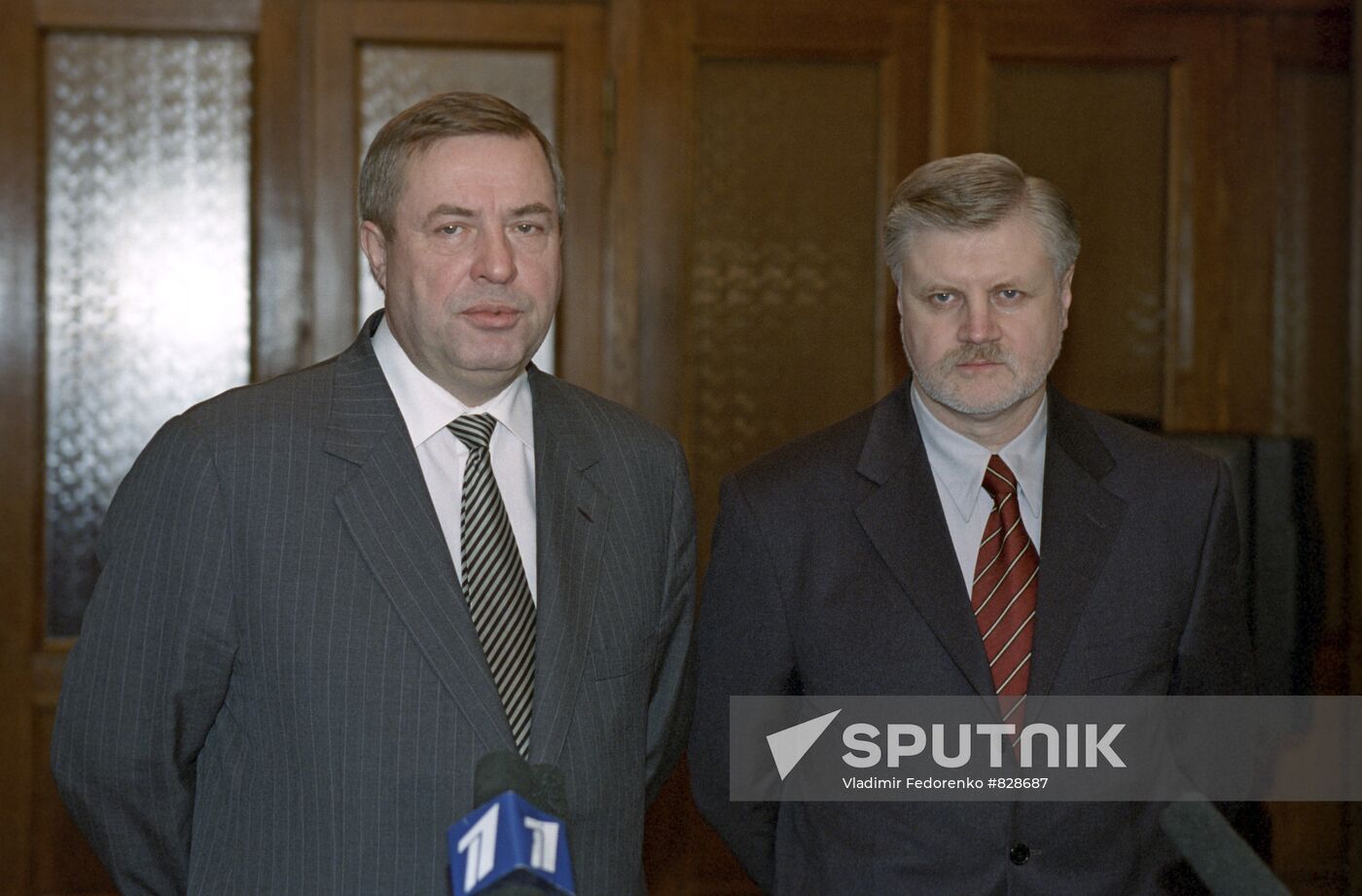 Sergei Mironov and Gennady Seleznev