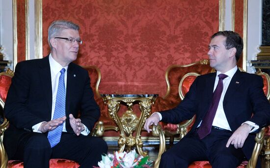 Latvian President Valdis Zatlers visits Russia