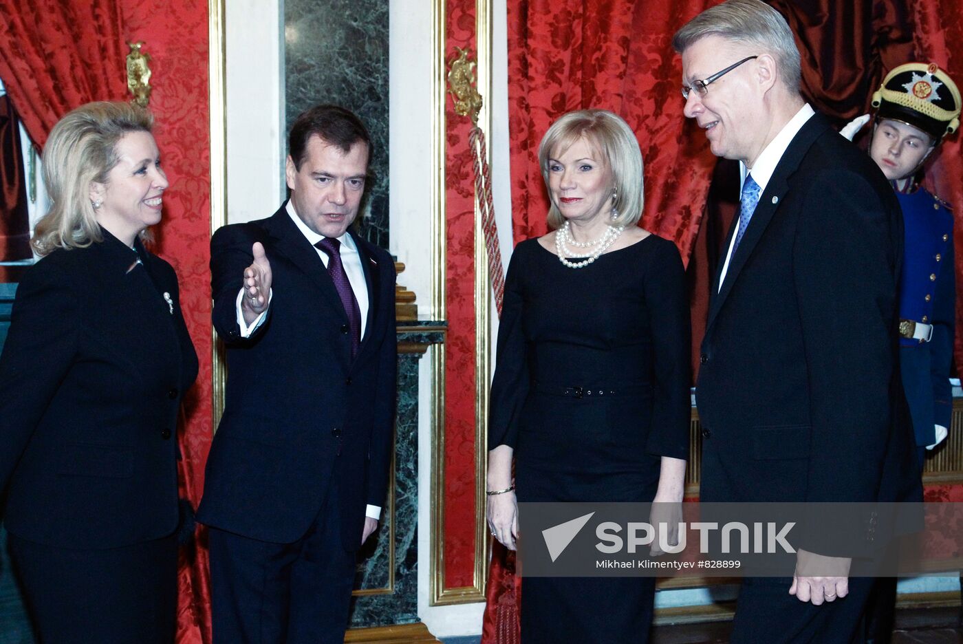 Latvian President Valdis Zatlers visits Russia