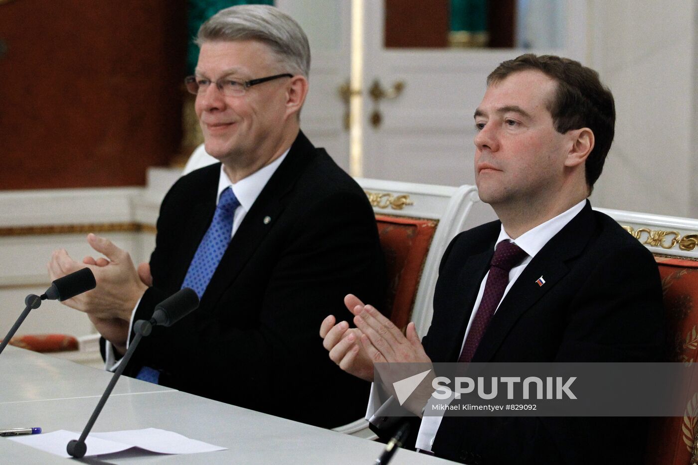 Latvian President on official visit to Russia