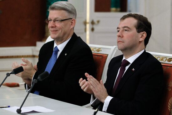 Latvian President on official visit to Russia