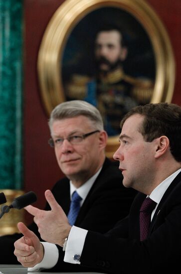Latvian President on official visit to Russia