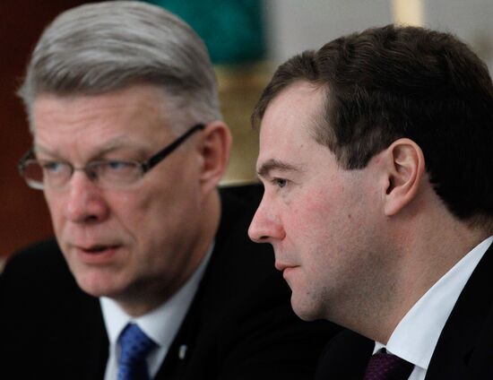 Latvian President on official visit to Russia