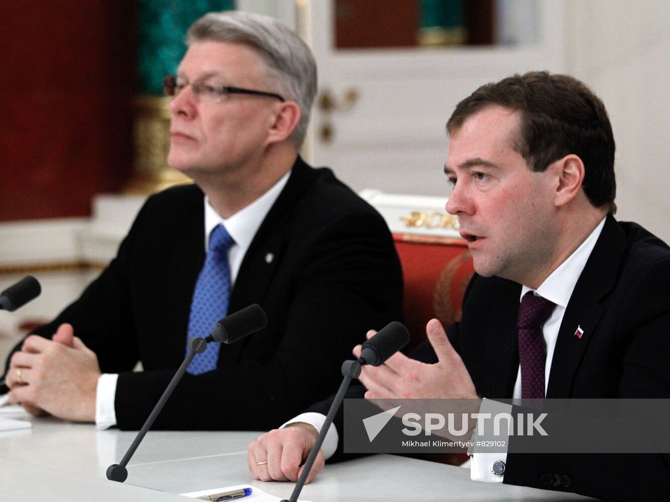 Latvian President on official visit to Russia