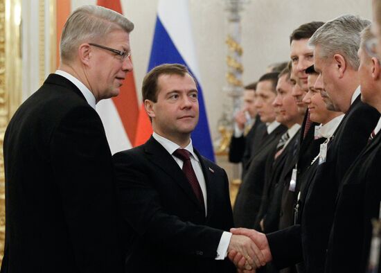 Latvian President on official visit to Russia