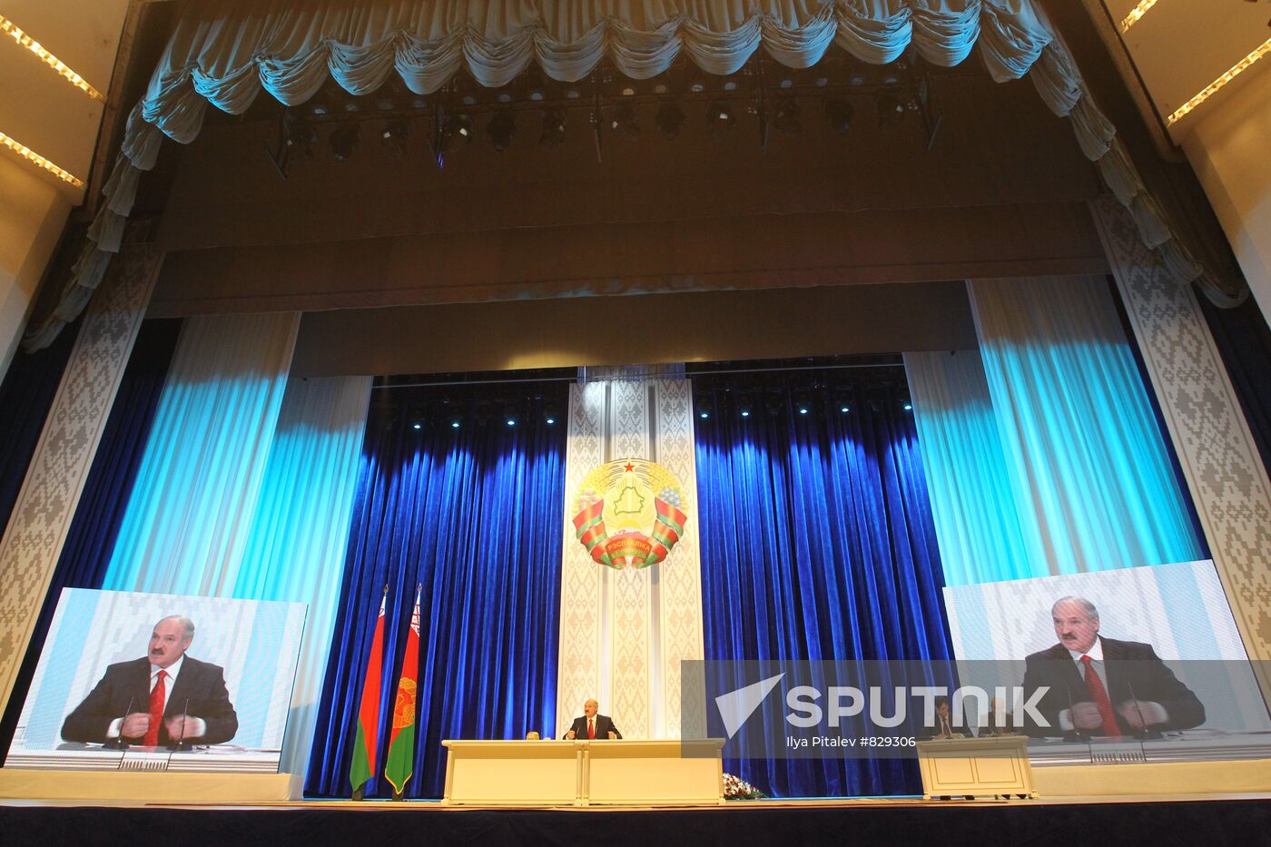 Alexander Lukashenko's first post-election news conference