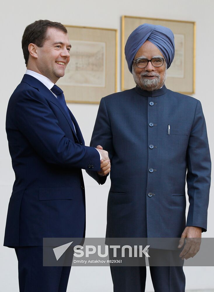Official visit of Russia's President Dmitry Medvedev to India