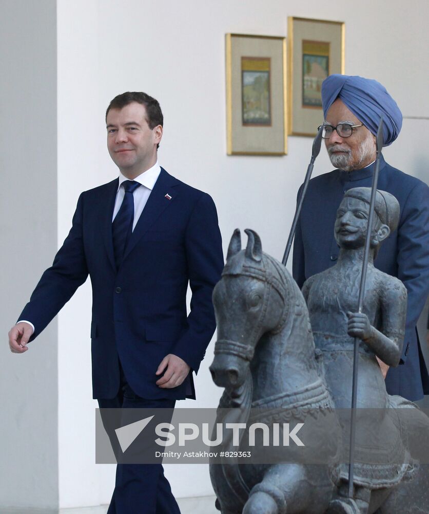 Official visit of Russia's President Dmitry Medvedev to India