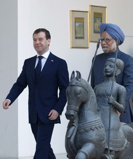 Official visit of Russia's President Dmitry Medvedev to India