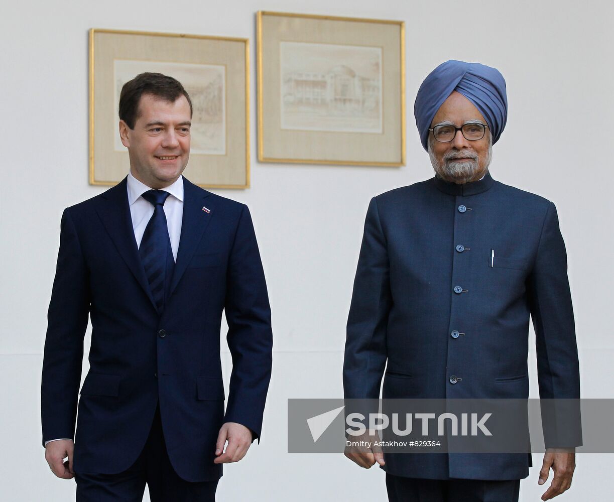 Official visit of Russia's President Dmitry Medvedev to India