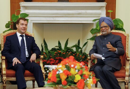 Official visit of Russia's President Dmitry Medvedev to India