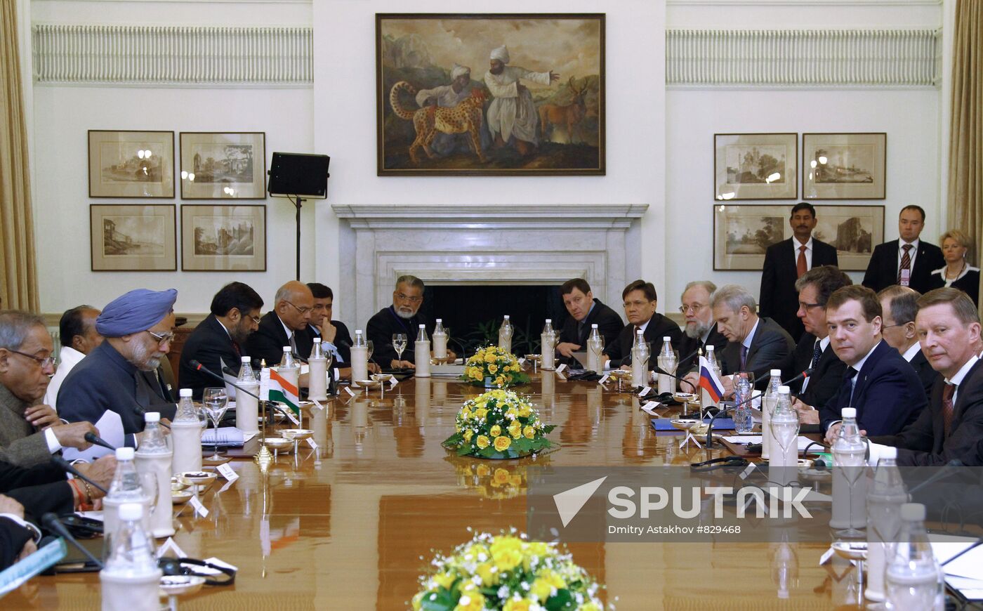 Official visit of Russia's President Dmitry Medvedev to India