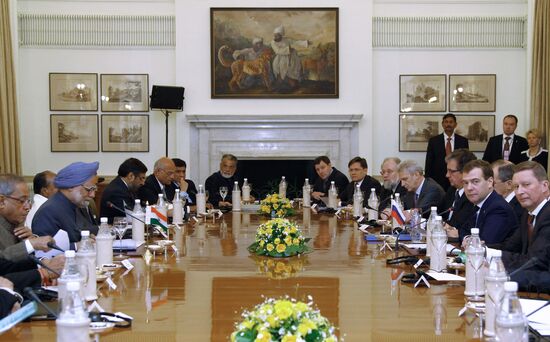 Official visit of Russia's President Dmitry Medvedev to India
