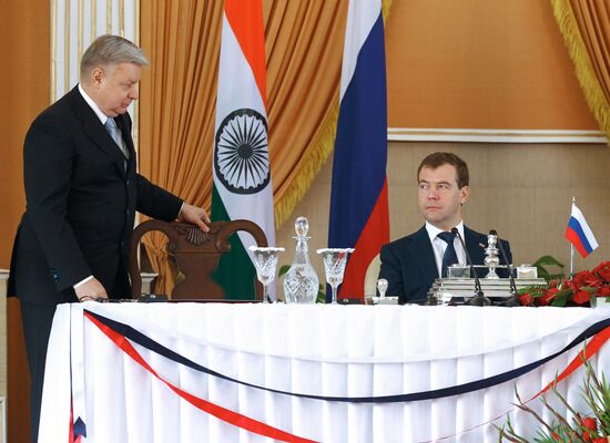 Official visit of Russia's President Dmitry Medvedev to India