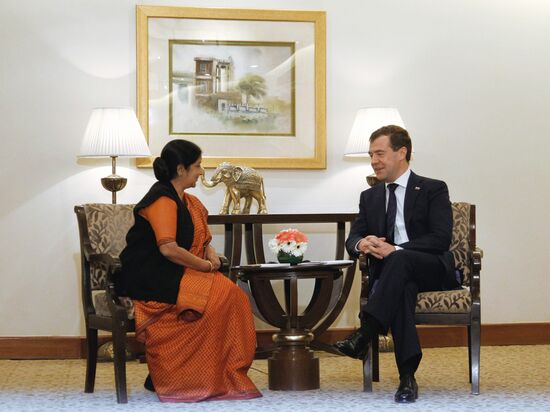 Official visit of Russia's President Dmitry Medvedev to India