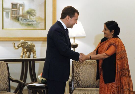 Official visit of Russia's President Dmitry Medvedev to India