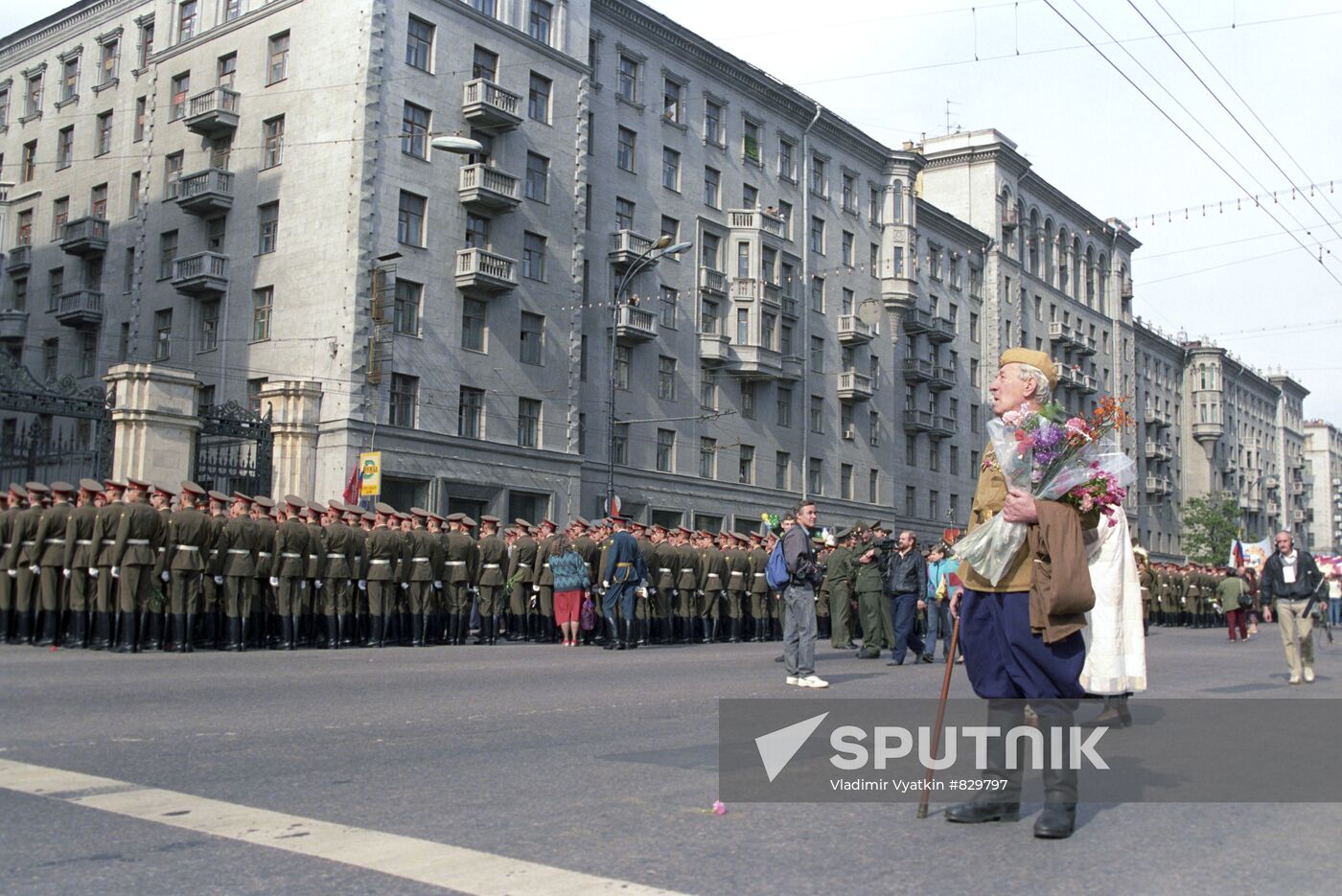 Western group of forces marches on a City Day