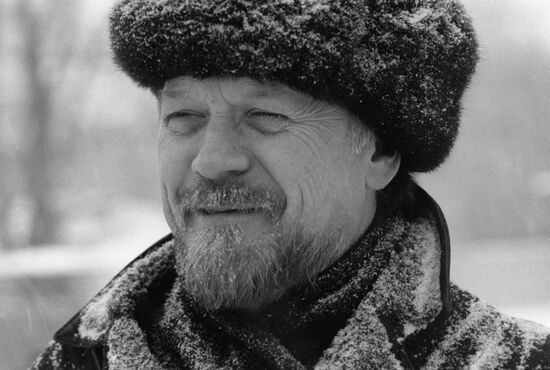 Russian Soviet writer Mikhail Roshchin