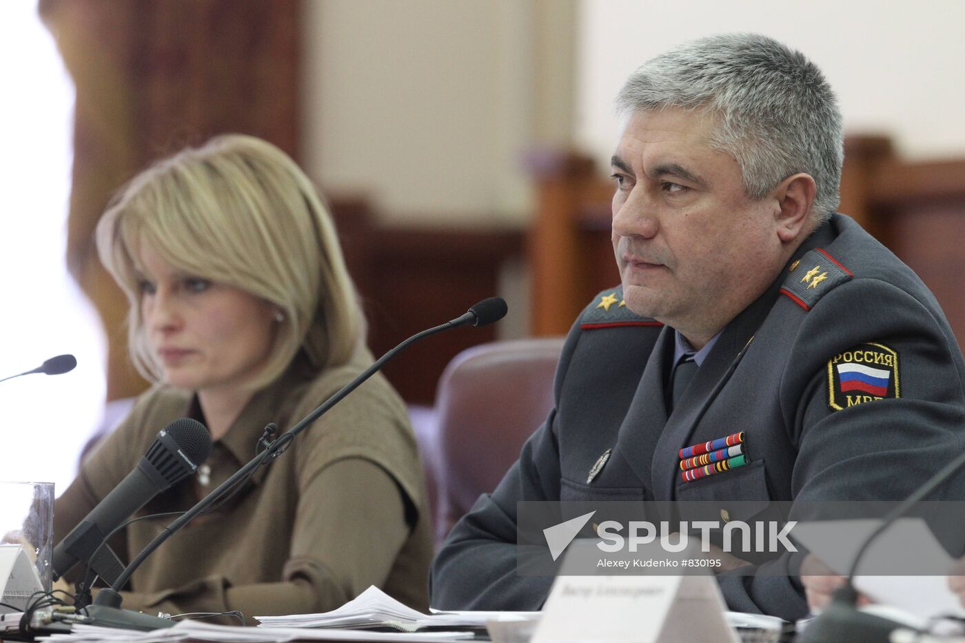 Svetlana Mironyuk and Vladimir Kolokoltsev