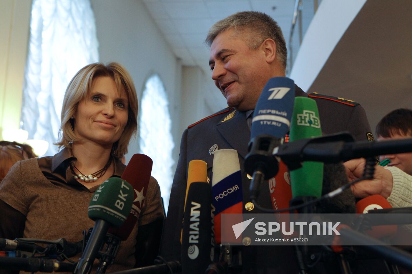 Svetlana Mironyuk and Vladimir Kolokoltsev