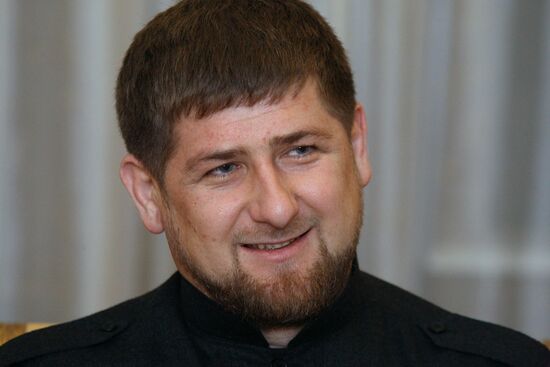 Ramzan Kadyrov gives interview